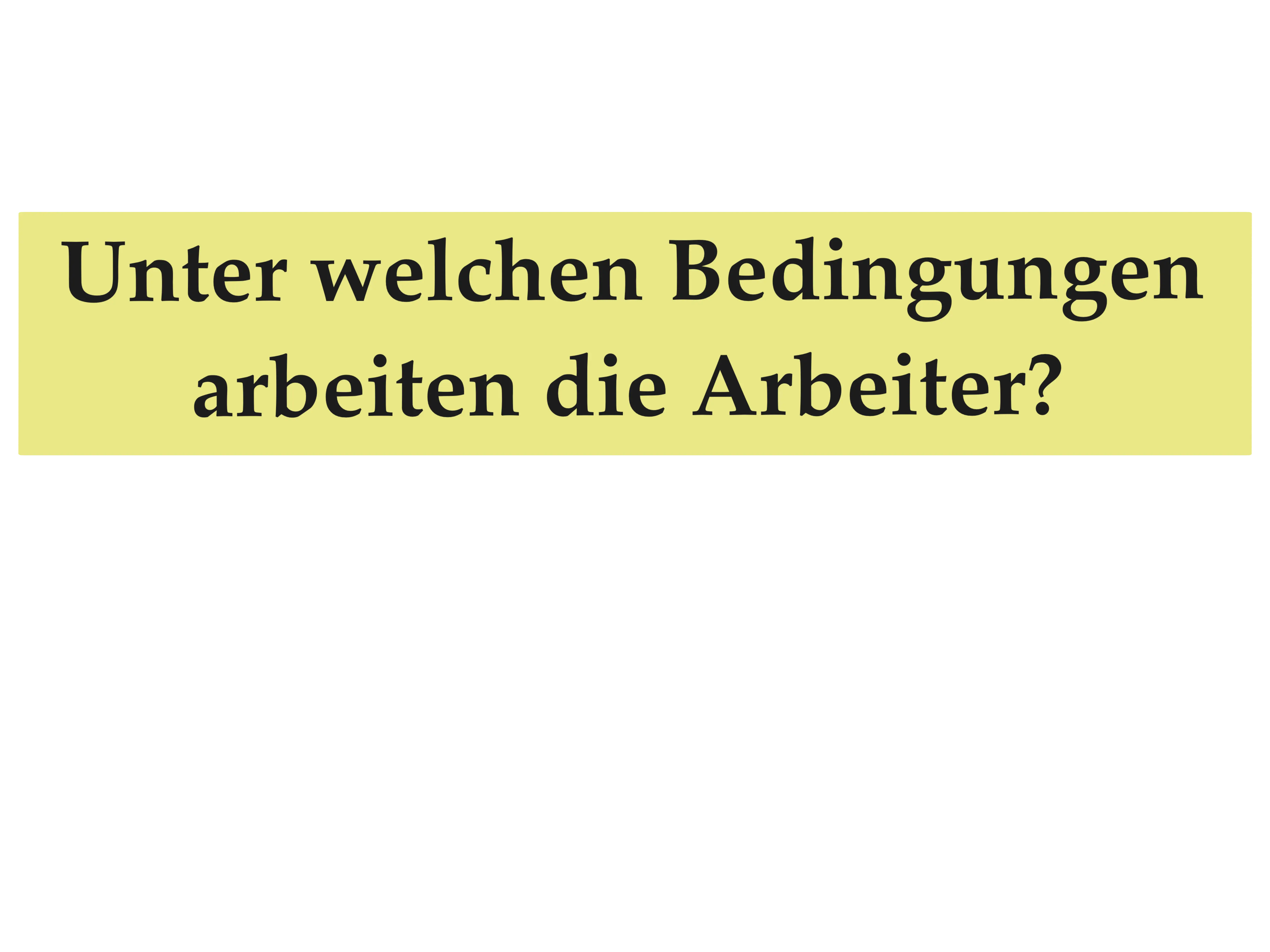 Fast Fashion Arbeiter