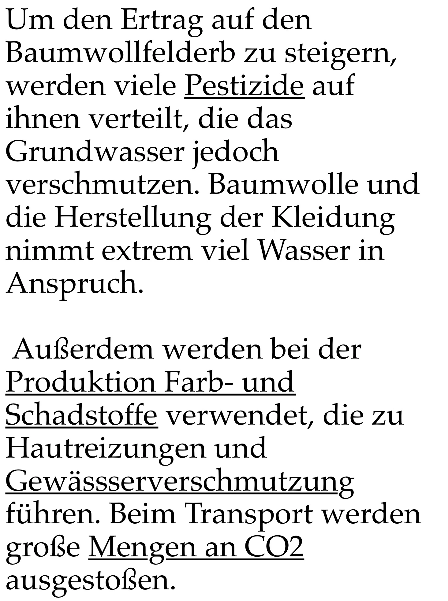 Folgen von FAST FASHION fuer die Umwelt